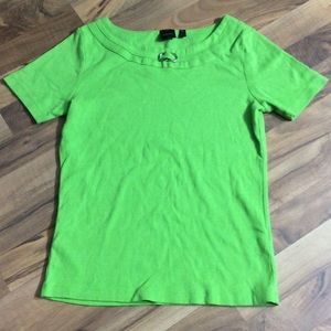 🚨 5/$25 SALE‎ 🚨 Rafaella Womens Sz Medium Lime Top